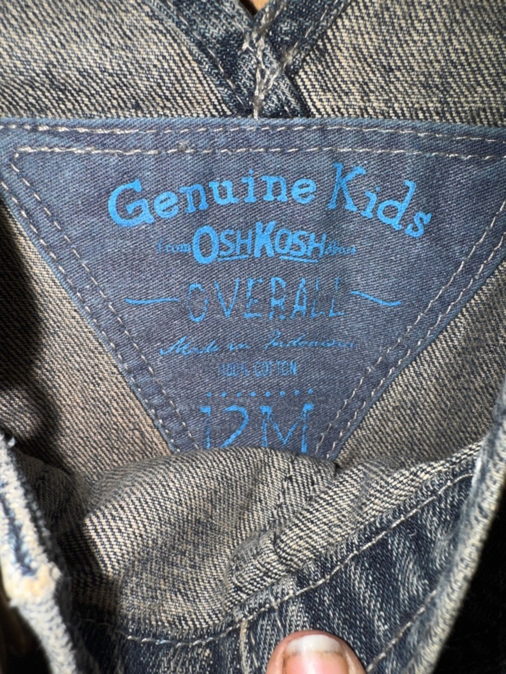 Osh Kosh Overalls Handmade Scarecrow Halloween Costume 12 months - Picture 6 of 7